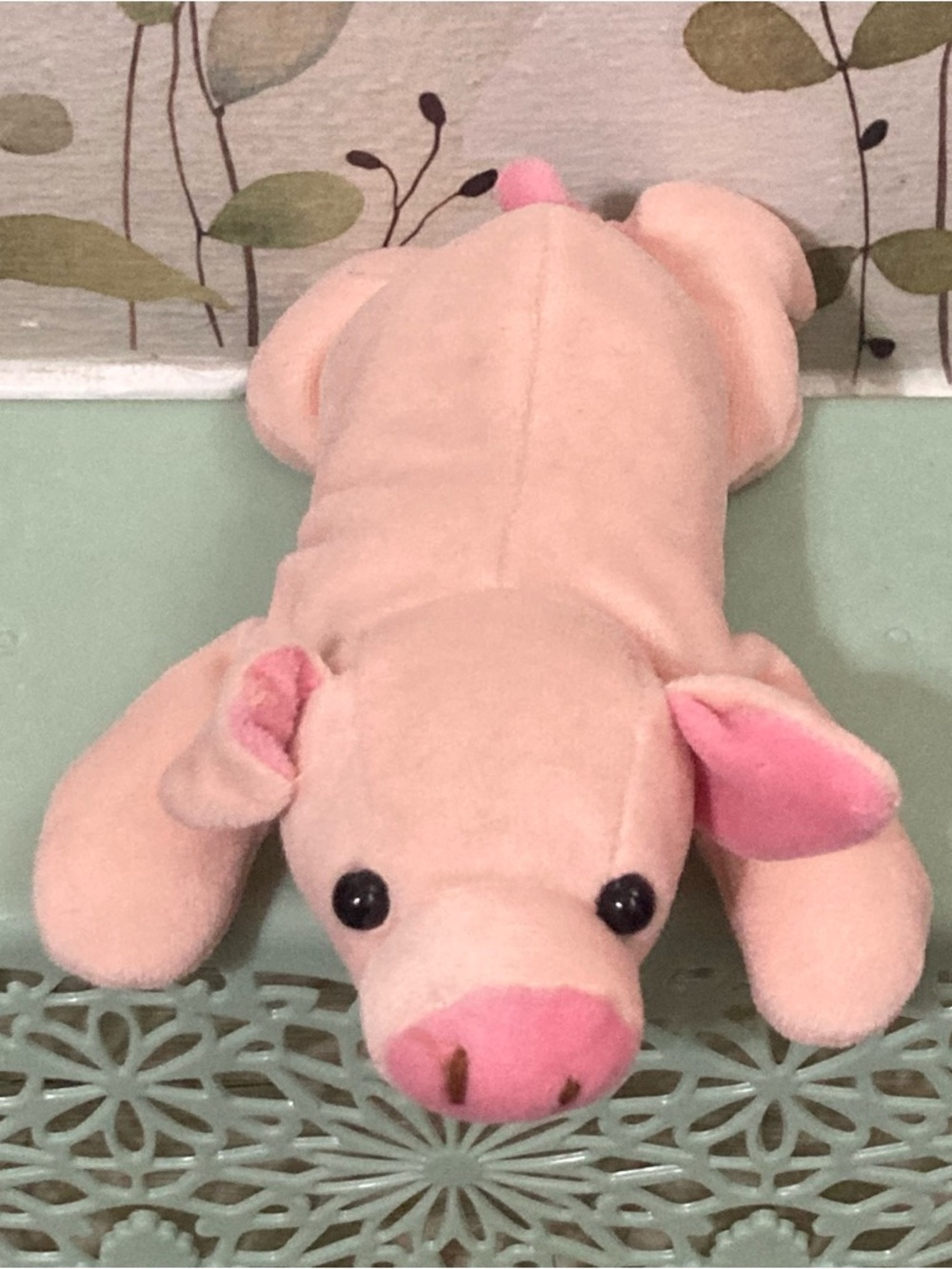🟢 Plush Pink Pig Stuffed Animal - Soft Pink Piglet